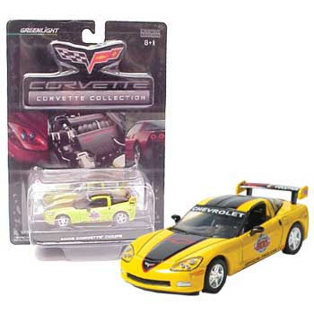 2005 Yellow and Black Daytona 500 1/64 C6 Pace Car